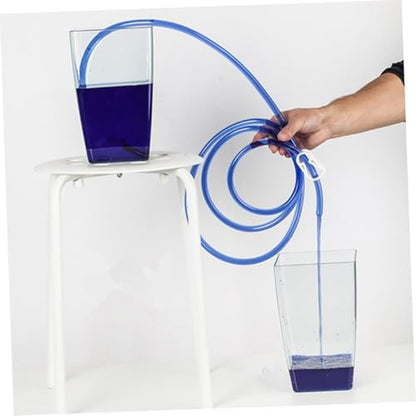 Manual Suction Hose Pump for Oil and Water Transfer, Practical Guide Oil Tube with Siphon Function, Vehicle and Fish Tank Water Suction Tool
