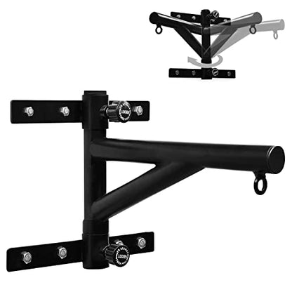 Yes4All Heavy Bag Hanger Wall Mount Punching Bag Hanger, Adjustable Heavy Duty Boxing Bag Bracket for Home Gym Indoor Outdoor