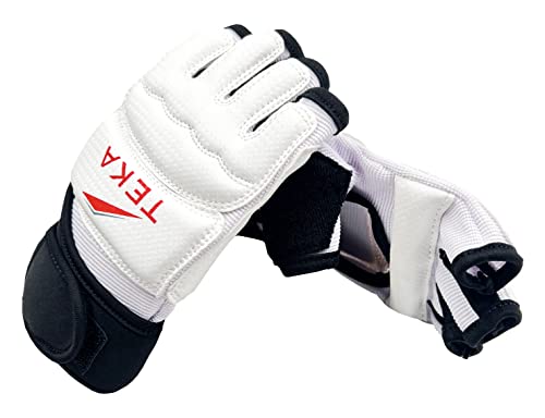 Teka Taekwondo Punch Bag Training Gloves, MMA Grappling Gloves for Sparring Martial Arts Boxing Training for Adults and Kids - size: Large