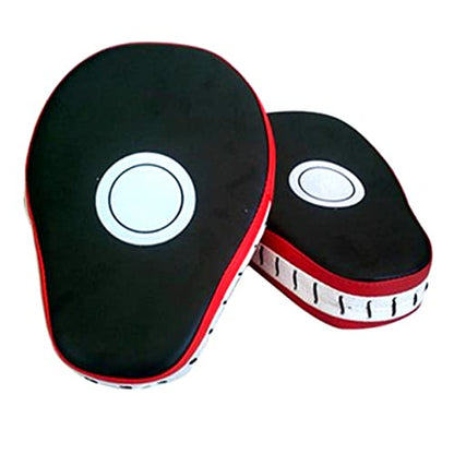 VICASKY Curved Thai Kick Pads Set PU Leather Training Equipment for Kickboxing Taekwondo and Hand Feet Arc Design for Enhanced Focus and Performance