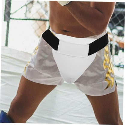 KOMBIUDA Wear-resistant Groin Protector for Men Breathable Crotch Guard for Boxing Taekwondo and Martial Arts Training Comfortable Cup for Sparring and Combat Sports