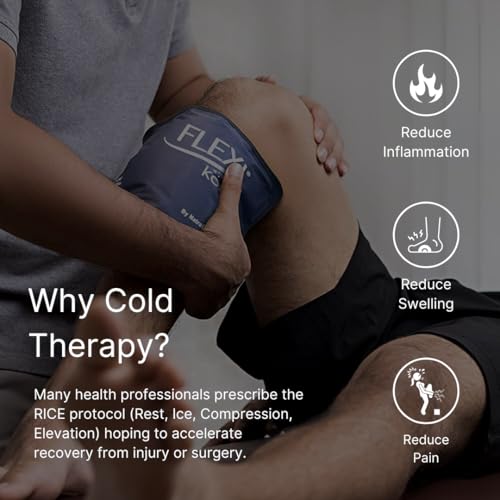 FlexiKold Extra Large Gel Soft Flexible Ice Pack for Injuries – Ice Compress, Ice Pad, & Flat Ice Wrap for Post Surgery for Injuries of Shoulder, HIPS & Full Back – XL – Oversize 13” x 21.5” - size: X- Large (Pack of 1)