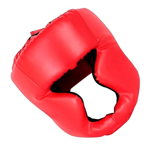 Boxing Headgear Sparring Guard for Adults Size L Red Protective Gear for Taekwondo Kickboxing Training Padded Safety Helmet for Sparring and Boxing