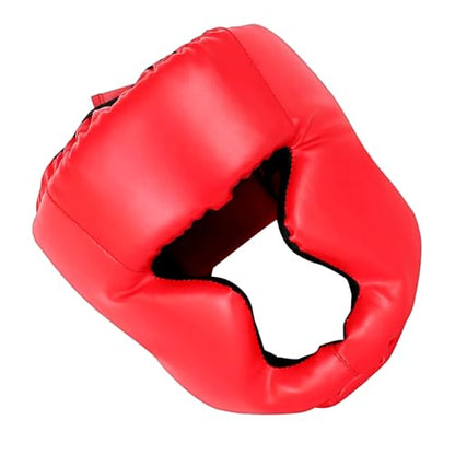 Boxing Headgear Sparring Guard for Adults Size L Red Protective Gear for Taekwondo Kickboxing Training Padded Safety Helmet for Sparring and Boxing