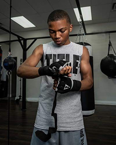 TITLE Boxing Platinum Prime Gel Fist Wraps 2.0 - Boxing Wraps, Quick Wraps Boxing, Boxing Quick Wraps, Boxing Hand Wraps, Hand Wraps for Boxing Gloves, MMA Gloves, Men Wrist Wraps Boxing - size: Standard