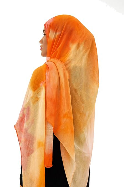 Stylish Premium Modal Viscose Hijabs for Women - color: Sunrise