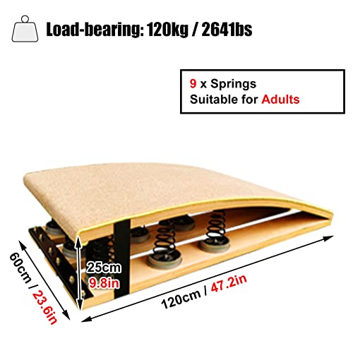 Gymnastics Springboard Adult Gymnastics Springboard Strong Bearing Capacity, Vault Equipment Springs Floor Sport Equipment for Martial Arts, Holds Up 265lbs