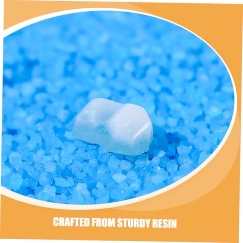 Wakauto 8pcs Model Realistic Iceberg Fish Tank Decor Miniature Glacier Ornaments for Aquarium Landscape Underwater Scene DIY Craft Christmas Home Office Decoration