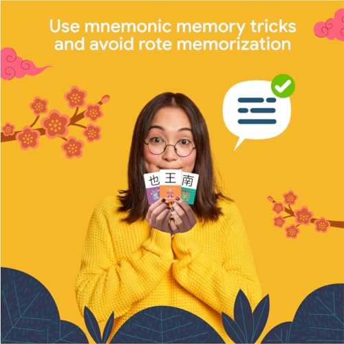Dr. Moku's Chinese Flash Cards for Beginners - Learn Mandarin Quickly with Mnemonic Memory Tricks - Study 100's of Sample Words - Boost Your Vocabulary with Unforgettable Visual Learning
