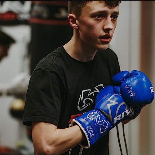 RIVAL Boxing RFX-Guerrero Pro Fight Gloves, HDEF Hard, Lace-up Closure, Stiffer & Firmer Feel, Approved for Competition - color: Red, size: 8 oz.