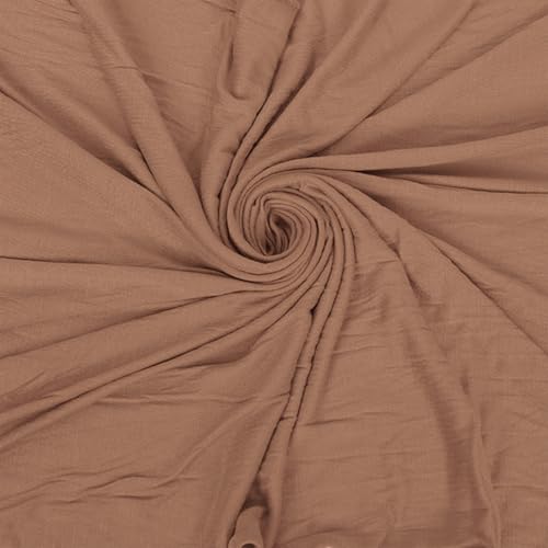 Hijab Scarf for Women Soft Cotton Muslim Jersey Hijab Head Wrap Scarves Fashion Long Scarf Shawls - color: Khaki