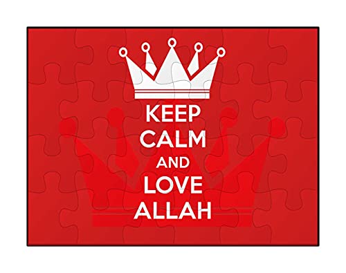 Makoroni - Keep Calm and Love Allah - Jigsaw Puzzle 30 pcs, DesC16