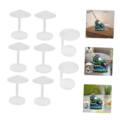 Outanaya 8pcs Plastic Humidifier Splash Guards Replacement for Rockery Fish Tank Water Barrier