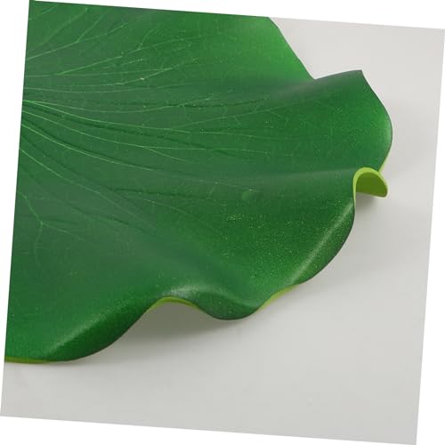 5pcs Simulation Lotus-Leaves Floating Decor Vivid Artificial Lily Pads for Aquarium Garden Decoration Material for Fish Shade Event Display