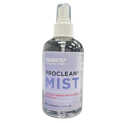 ProClean Mist Ready-to-Use Spray Cleaner – No Rinse Needed – Removes Tap Shoe Marks, Scuffs & Grime – Spot Cleaner for Dance Floors & Non-Porous Surfaces – 8 oz Bottle