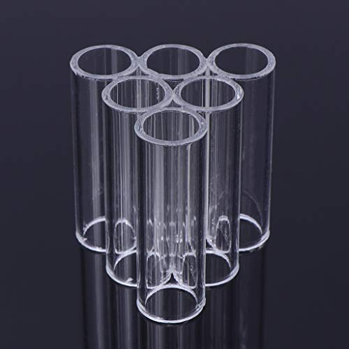 Shelter Tube Fish Tank Aquarium Pipe Shrimp Cave Hide Breeding Acrylic Decor - 3-Tube