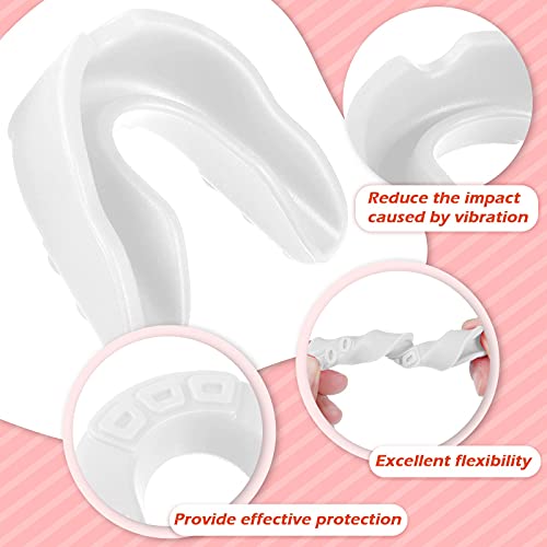 Sport Mouth Guards Gum Teeth Armor Game Guard for Boxing Basketball Football Hockey Karate Basketball Rugby Match - color: White, Black