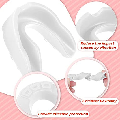 Sport Mouth Guards Gum Teeth Armor Game Guard for Boxing Basketball Football Hockey Karate Basketball Rugby Match - color: White, Black