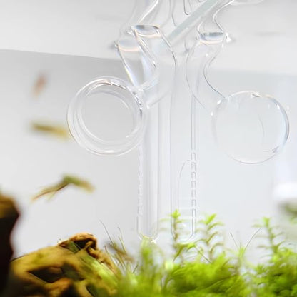 Glass Lily Pipe Spin Outflow and Inflow 13mm for 1/2" i.d. Tube - Aquarium Planted Tank Aquascaping