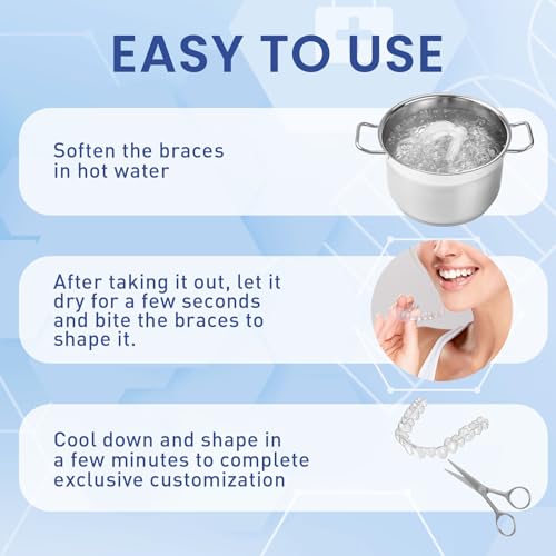 Anti Grinding Guard for Clenching Teeth at Night, Mouth Guard for Grinding Teeth at Night, Teeth Grinding Mouthguards for Sleeping, Comfortable Grinding Guard for Adults