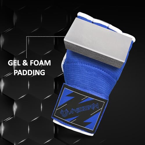 Kids Boxing Handwraps Kids Fist Protector Inner Gel Gloves Quick Wraps for Punching Great for MMA Training