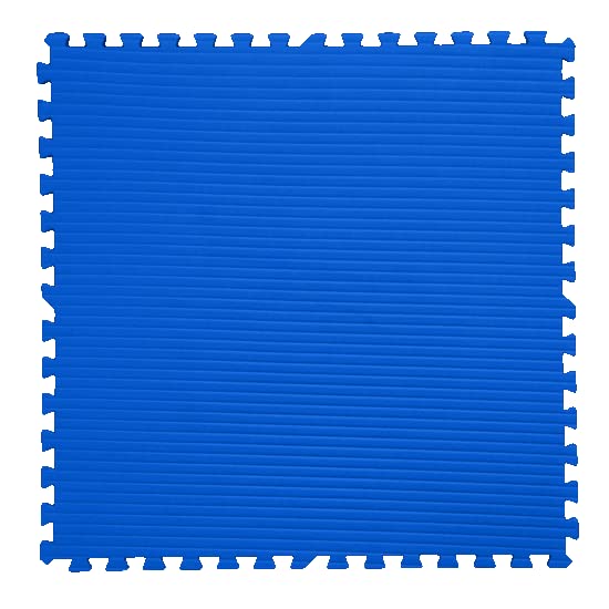 Square Brands - MMA EVA Foam Interlocking Puzzle Mats - 40" x 40" - color: Blue