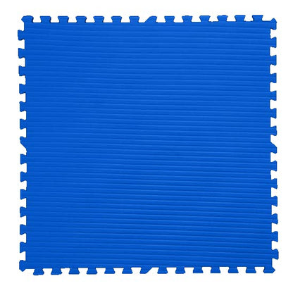 Square Brands - MMA EVA Foam Interlocking Puzzle Mats - 40" x 40" - color: Blue