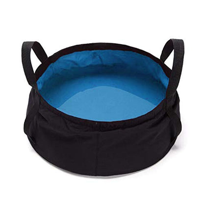 10L Collapsible Bucket Compact Portable Folding Water Container Wash Basin Lightweight & Durable for Outdoor Traveling Hiking Fishing Gardening Camping