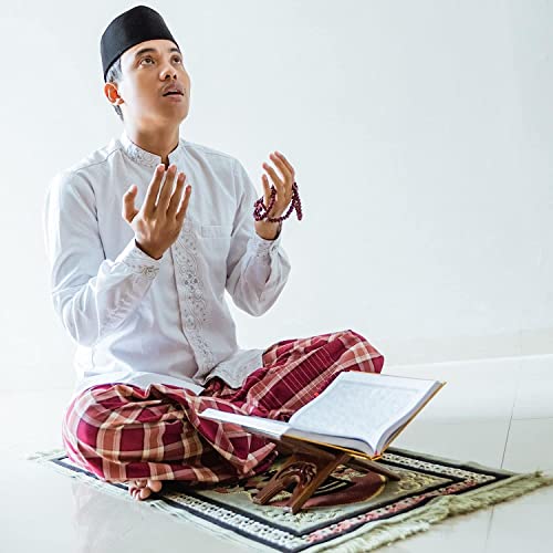 Wooden Holy Quran Sharif Book Reading Holder Rihal Stand Foldable | Handmade Holy Quraan Books Folding Rehal Stand Best Kuran Shelf Items Wedding Gifts for Bride Size : 12 Inch