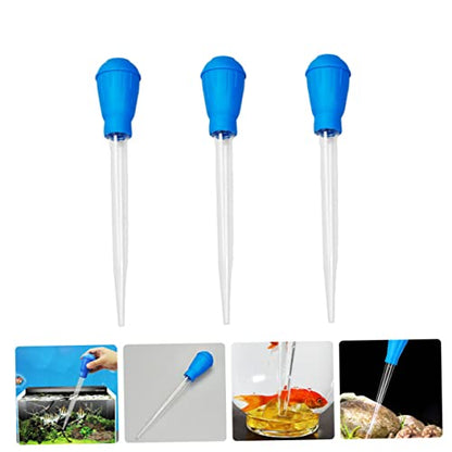 TOYANDONA 3Pcs Aquarium Clean Pipettes Feces for Fish Tanks Efficient Fluid Extraction Tool for Fish for Freshwater Aquariums