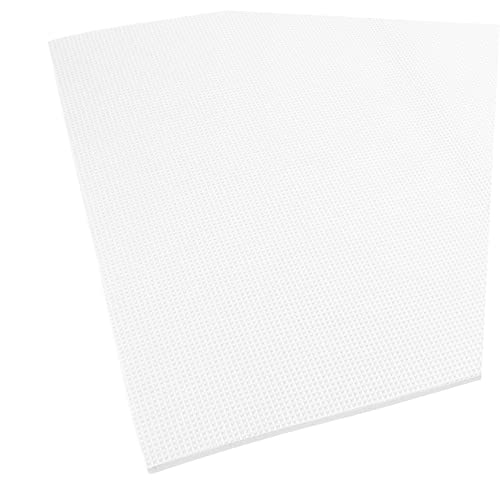 Reptile Terrarium Mat Thickened Non Slip Fish Tank Cushioning Pad for Aquariums Water Absorption Shock Absorbing Durable Insulation - color: White