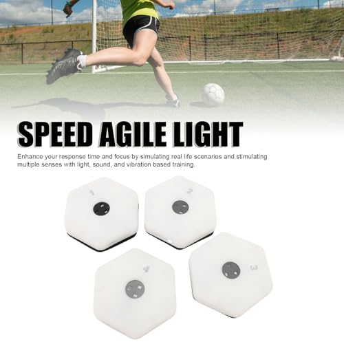 Reaction Training Lights, Agility Light Pods with App Control, Portable Reflex Trainer for Athletes, Ideal for Fitness & Multiple Sports Like Basketball, Soccer