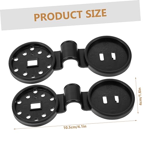 LIOOBO 25PCS Black Sturdy Sunshade Mesh Clips for Greenhouse Heavy Duty Plastic Buckles for Gardening Accessories for Fixing Shade Cloth and Netting