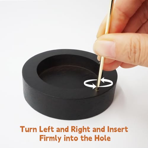 Incense Holder for Sticks, Anti-Ash Flying Incense Burner with 30 Incense Sticks, Detachable Glass Ash Catcher (Black, 2Pcs - color: Black-2pcs