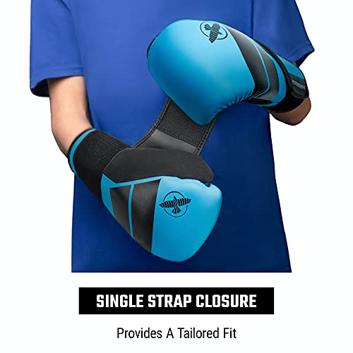 Hayabusa S4 Kids Boxing Gloves for Boys and Girls - color: Blue, size: 8oz