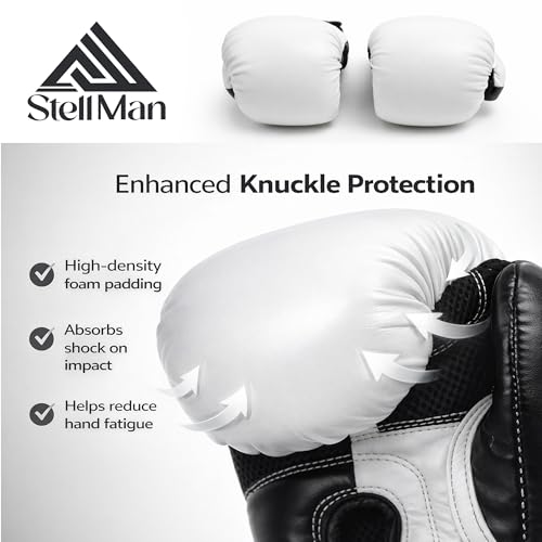 Boxing Gloves for Men and Women – Muay Thai MMA Kickboxing Training Gloves for Sparring, Heavy Bag Work, and Mixed Martial Arts - size: 14 OZ