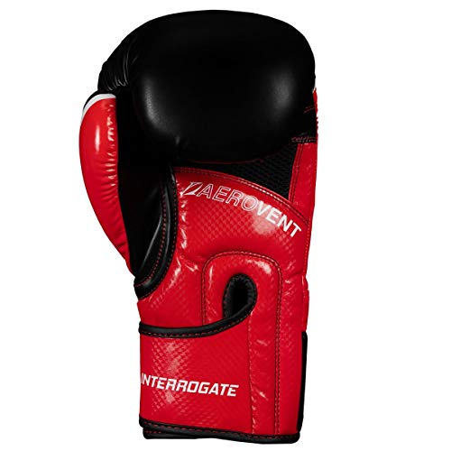 TITLE Boxing Infused Foam Interrogate Training Gloves 2.0 - Boxing Gloves, Boxing Training Gloves, MMA Gloves, Oz Training Gloves, Kickboxing Gloves, Punching Bag Gloves, Sparring Gloves - color: Red/Black, size: 14 oz