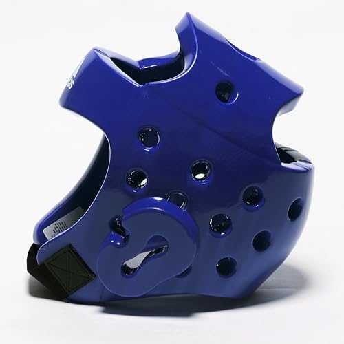 Adidas WT Taekwondo Martial Arts Dipped Foam Head Guard Protector - color: BLUE, size: X-Small