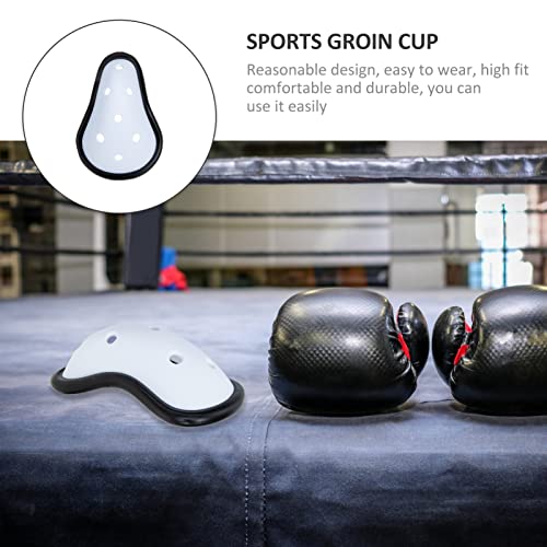 ibasenice 3pcs Breathable Groin Protector Cup Comfortable Athletic Support Gear for Soccer Boxing and Taekwondo Protective Guard for Outdoor Sports