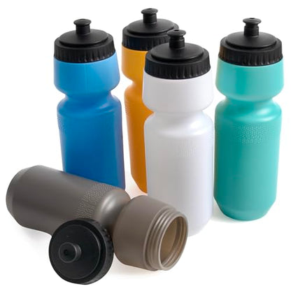Trail maker Reusable Leakproof Water Bottles, 25 Oz. BPA Free Pull Top Cap & Squeeze for Water & Sports Drinks, 50 Pack - size: (50 Pack) 25 Oz.