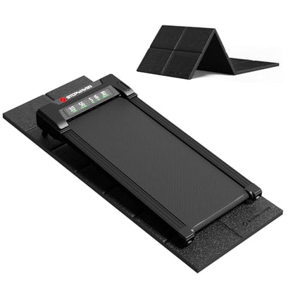 Stepwaver Walking Pad Mat for Carpet Floor, 68"x24", Treamill Mat for Hardwood Floors, High Density, 0.2" Thickness, Folable, Floor Protection for Bike, Elliptical, Treadmill - size: 68"L x 24"W x 0.2"Th
