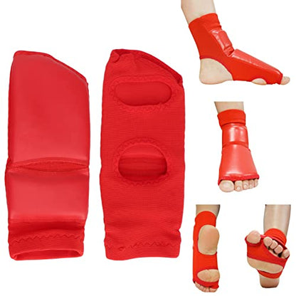 Taekwondo Foot Protector Boxing Foot Protector, Taekwondo Foot Pads Boxing Foot Protectors Adult Training Taekwondo Gear Non Slip Impact Ankle Pads Protective (L)