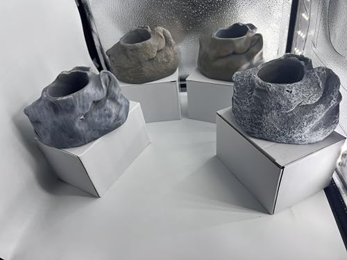 Rough Gray Aquarium Plant Holder - (Rough Gray) - color: Rough Gray
