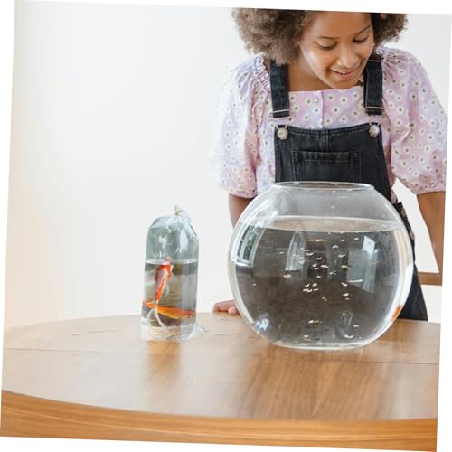 Alipis 50pcs Plastic Fish Transport Bags Food-grade Packing for Safe Shipping of Tropical Fish for Pet Stores and Aquariums