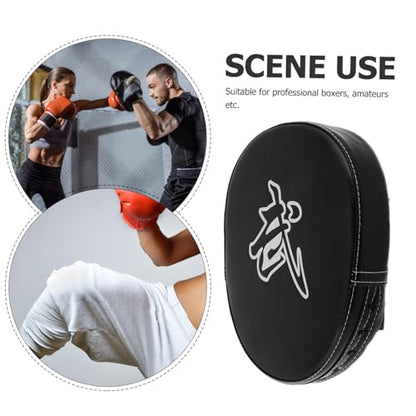 ibasenice Karate Training Equipment Curved Punching Mitt for Boxing Kickboxing Taekwondo Martial -Resistant Design for Training Levels Multi-Functional Kick Shield