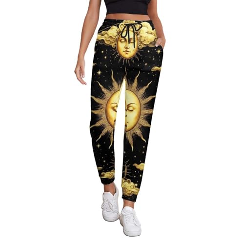 Casual Long Jogger Pants for Women, Lightweight Drawstring Sweatpants High Waisted Sports Yoga Pants - color: Color(399), size: 3X-Large
