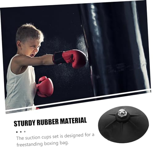 POPETPOP 8Pcs Suction Cups Durable Rubber Base for Enhanced Stability Safety for Kickboxing MMA Training Convenient Accessories for Punching Bag Setup