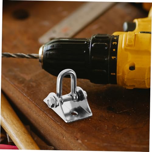 Swing Hangers Set Heavy Duty Stainless Steel Swivel Hook for Hammock Chairs Punching Bags and Rotating Ceiling Mount Easy Installation Support Bracket for Secure Hanging