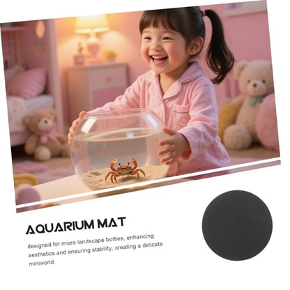 Mikikit Fish Tank Leveling Mat: Shock-Absorbing Non-Slip Aquarium Pad for Under Tank Cushioning Mat for Micro Landscape Bottles and Terrariums