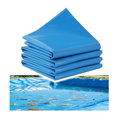 Heavy-Duty 0.3mm PVC Pond Liner for Fish & Plants - Durable HDPE Preformed Mat for Outdoor Ponds, Koi Ponds, Streams, Garden Fountains & Waterfalls (1.5x10m/4.9x32.8') - size: 1.5x10m/4.9x32.8'